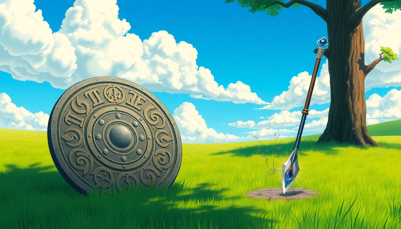 2나노 파운드리 전쟁 : TSMC의 견고한 생태계 방패와 삼성전자의 혁신적인 GAA 기술의 창이 격돌하는 나노 워 분석 일러스트