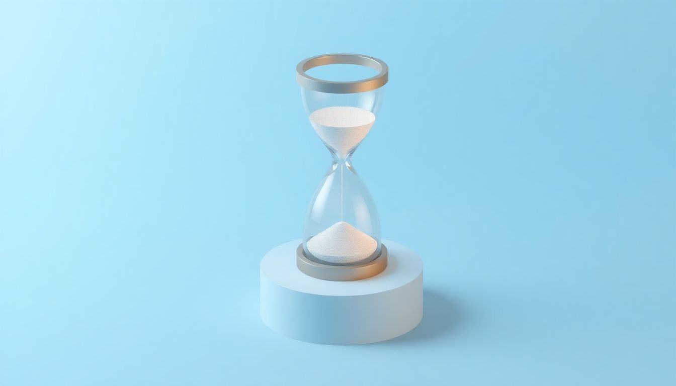 [2026년 건강보험 피부양자 자격 박탈] 2026년 예정된 심사 기준 강화에 따른 사전 대비의 중요성 - 시간의 촉박함을 상징하는 모래시계