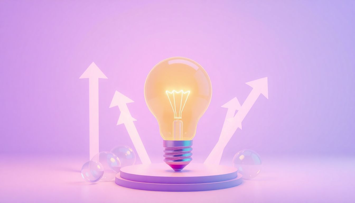 [2026년소상공인새출발기금 대상 조회] 신속한 자격 확인을 통한 긴급 자금 지원 및 경영 정상화 준비 - 빛나는 전구와 위로 향하는 화살표