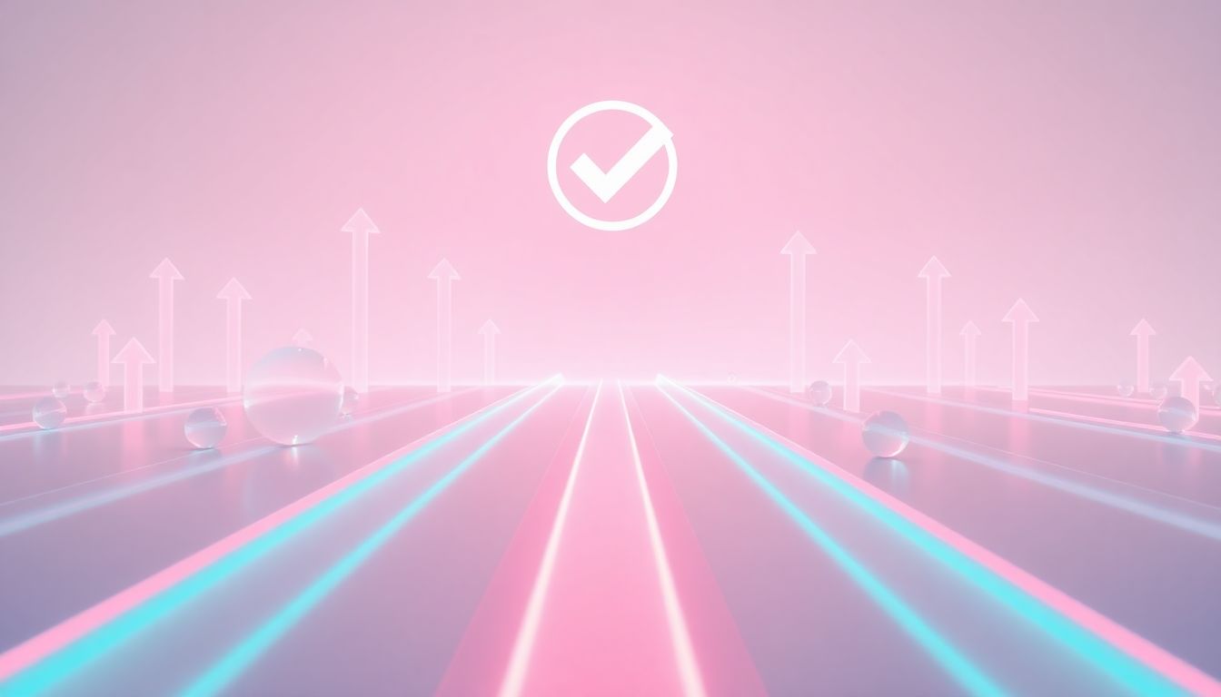 [2026 비트코인 세금] 투자 수익 극대화를 위해 지금 즉시 실행해야 할 단계별 액션 플랜 - 상승하는 화살표와 빛나는 체크표시 상황