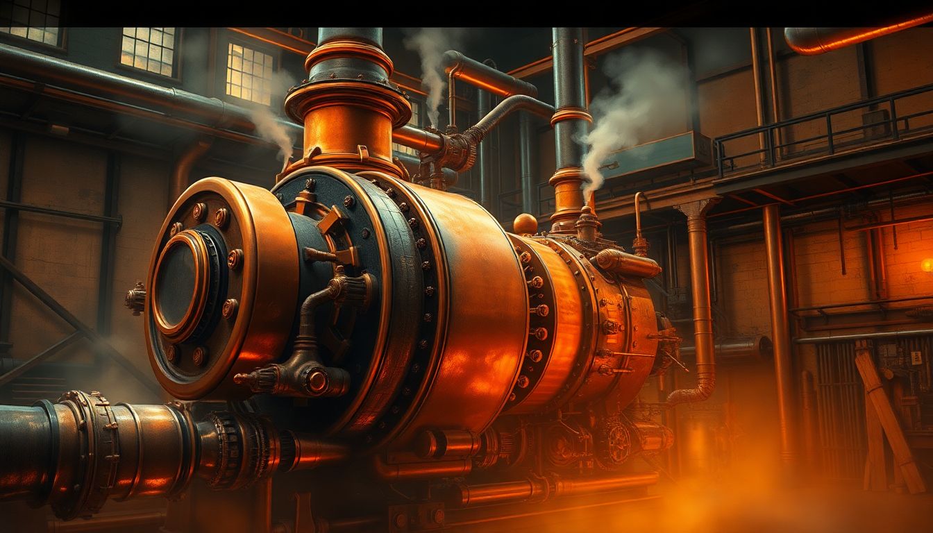 액침냉각 : AI 연산 폭증으로 인한 데이터센터의 발열 위기와 기존 공랭식 시스템의 한계를 묘사한 일러스트