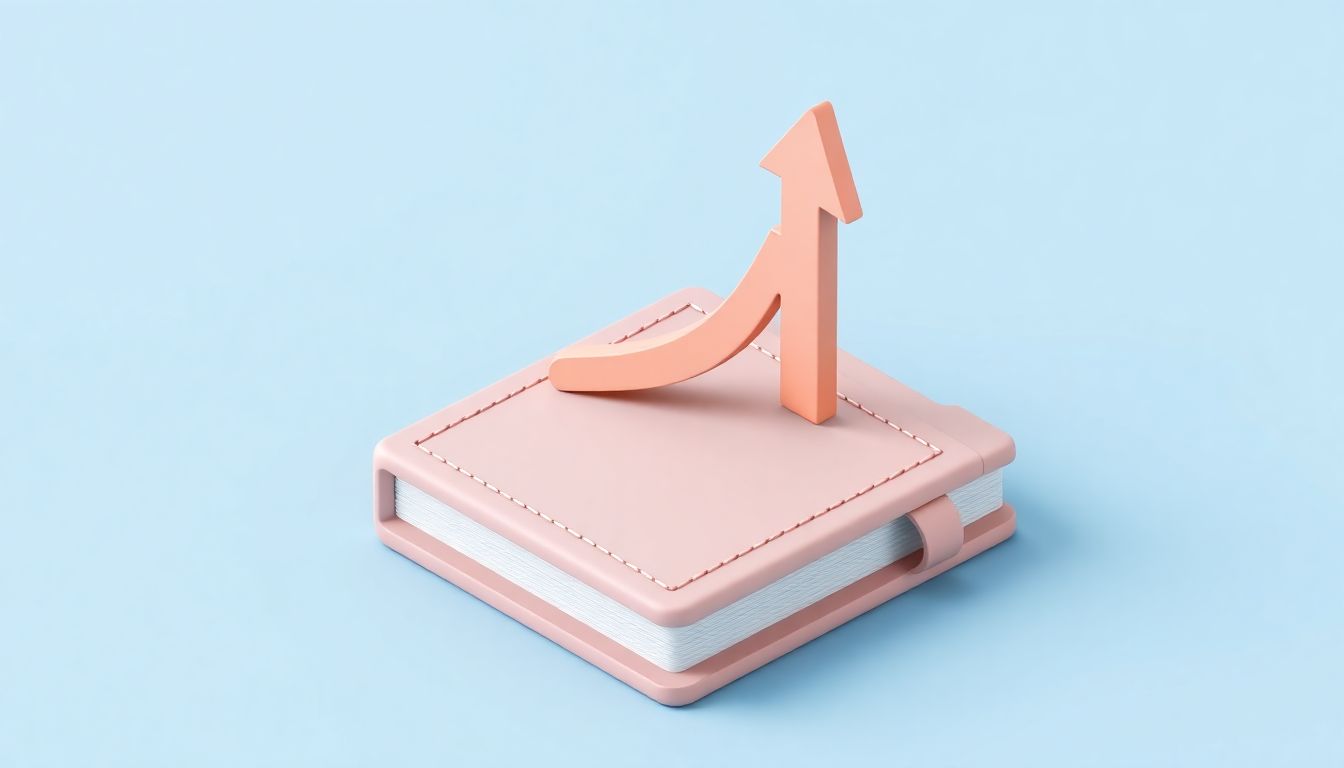 [2026 주택청약 소득공제] 월 납입 한도 상향에 따른 청약 통장 관리 기준의 변화 - 상승하는 화살표와 통장