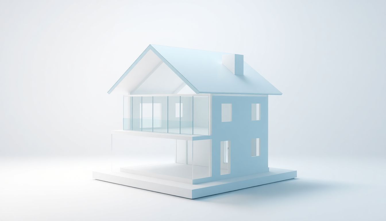 [신생아 특례대출 대환 1주택자 자격] 주택 보유 수 산정 방식과 대환 대출 신청 시 주의해야 할 부적격 사유 - 분해된 집 형태의 그래픽