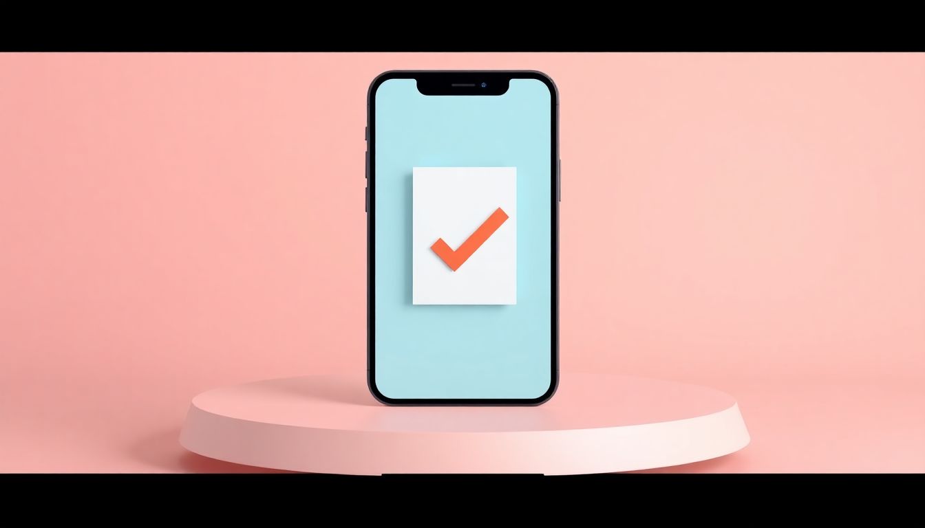 [코레일기차지연배상금] 코레일 앱을 통한 지연증명서 및 보상 신청 - 스마트폰 위로 떠오른 서류와 체크 표시