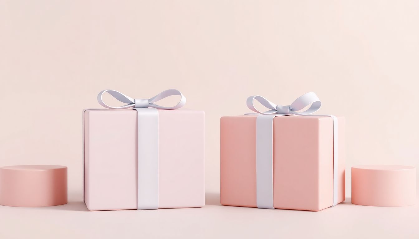 [코레일기차지연배상금] 개인별 상황에 맞는 최적의 보상 방식 선택 - 두 가지 선택지를 상징하는 세련된 선물 상자