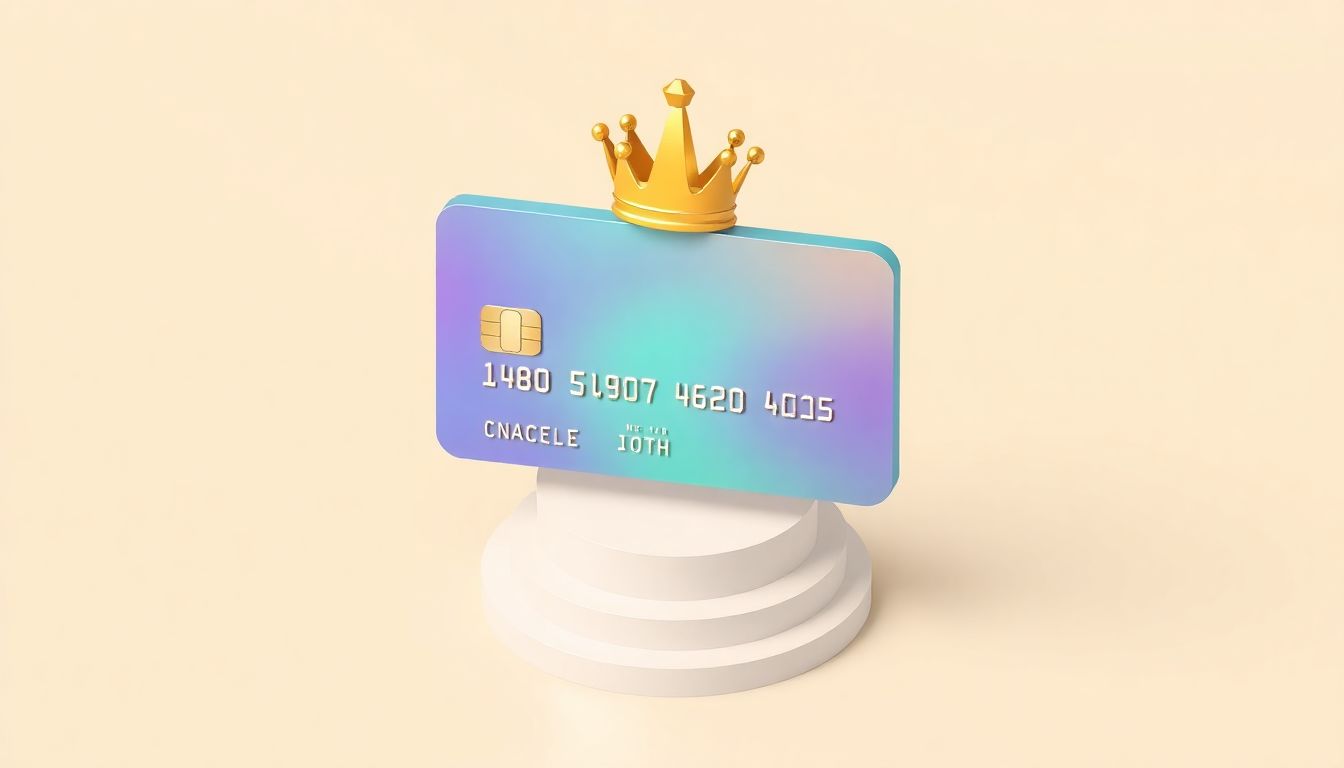 [2026해외여행카드비교] 2026년 해외여행 시장에서 가장 혜택이 높은 1위 카드 선정 기준 - 왕관이 놓인 프리미엄 카드