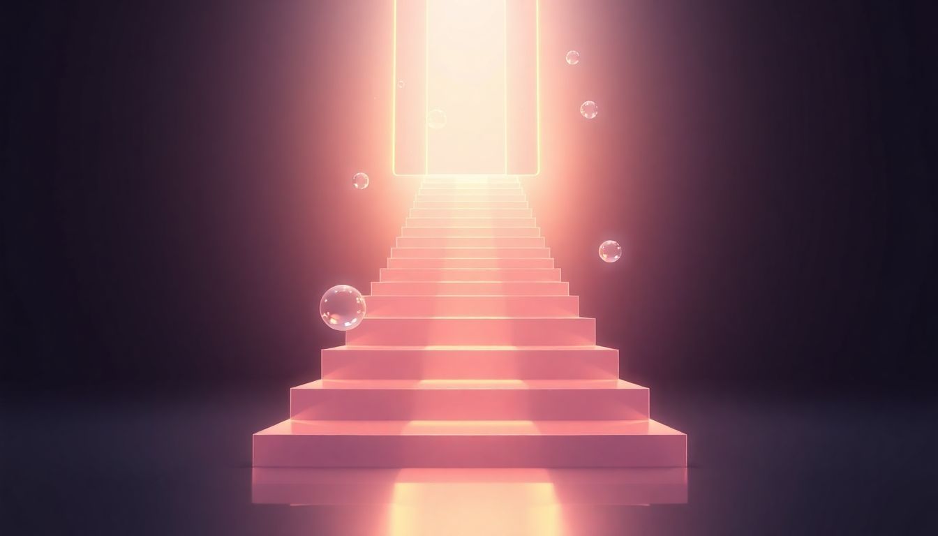 [2026간병비방어전략] 간병 파산의 위기를 극복하고 안정적인 미래를 설계하기 위한 단계별 실행 계획 - 상승하는 빛의 경로와 계단