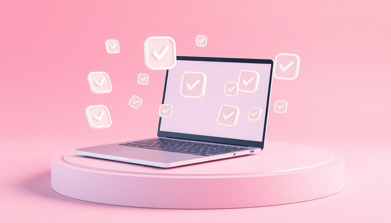 [2026 중도퇴사자 연말정산] 홈택스 홈페이지를 활용한 온라인 종합소득세 확정신고 절차 - 노트북과 완료 체크 표시