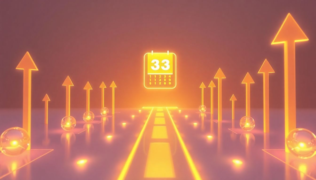 [2026 중도퇴사자 연말정산] 최대 5년 이내 경정청구 가능 기간과 환급 신청 액션 플랜 - 미래로 뻗어 나가는 빛의 화살표와 달력