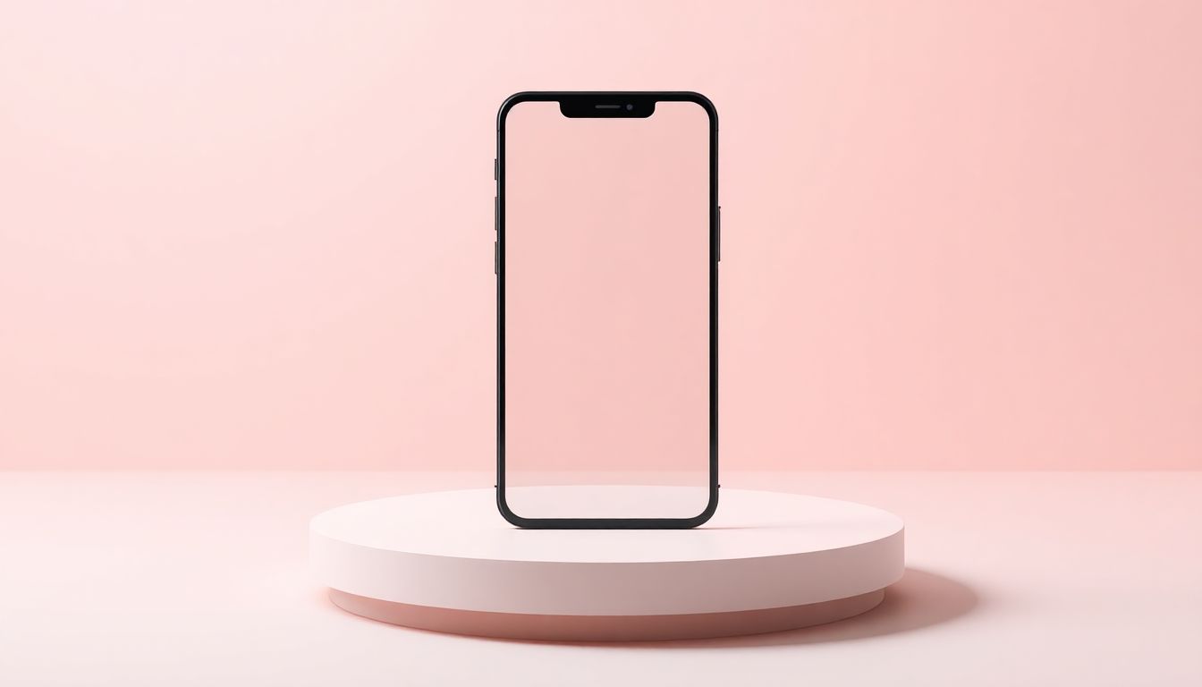 [2026 애플 주가 전망] 시장 변동성 확대에 대응하기 위한 투자자 자산 보호 매뉴얼 - 투명한 유리 보호막에 둘러싸인 스마트폰 기기