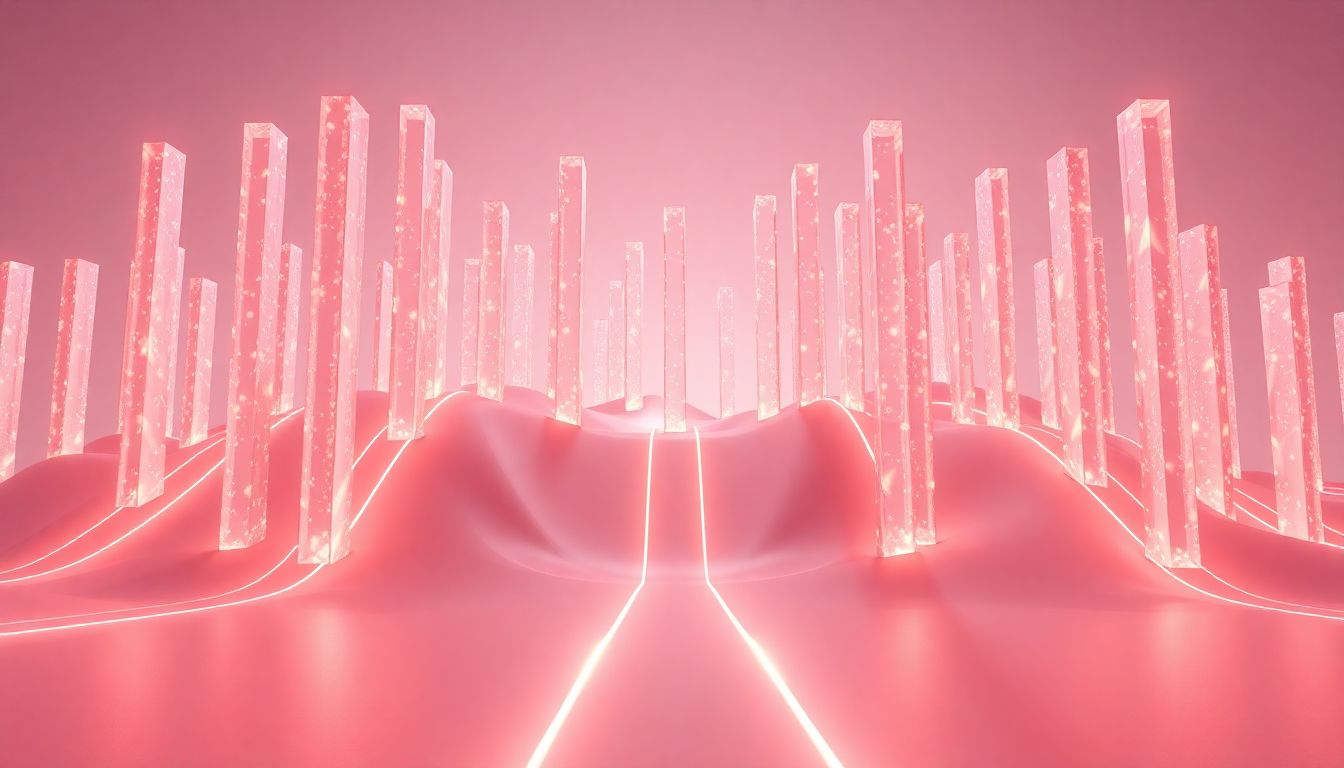 [2026경제트렌드자산방어] 세대별 맞춤형 포트폴리오 구성 및 다각화된 수익 파이프라인 - 위로 솟아오르는 빛의 경로와 기둥