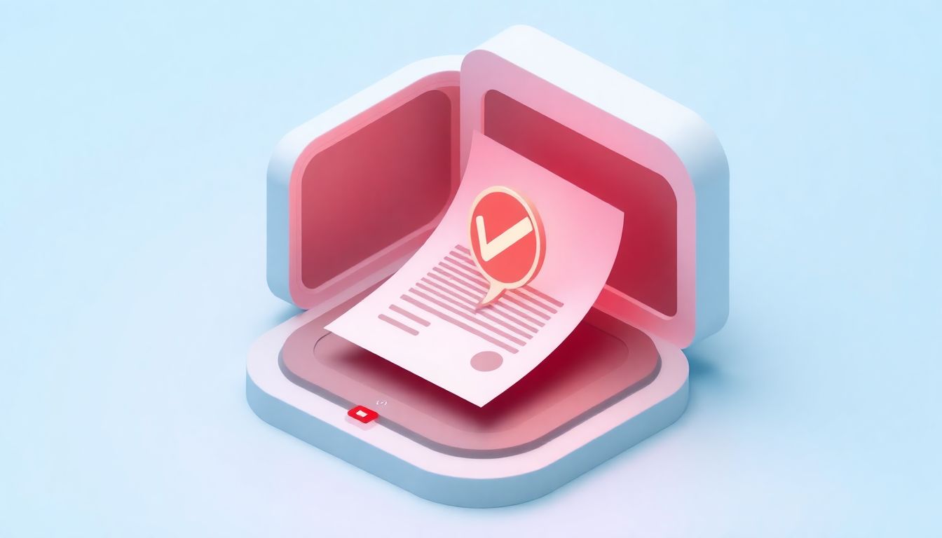 [인공지능보험금거절대응] 부당한 보험금 지급 거절을 상징하는 인공지능 자동 심사 프로세스와 오류가 발생하는 상황