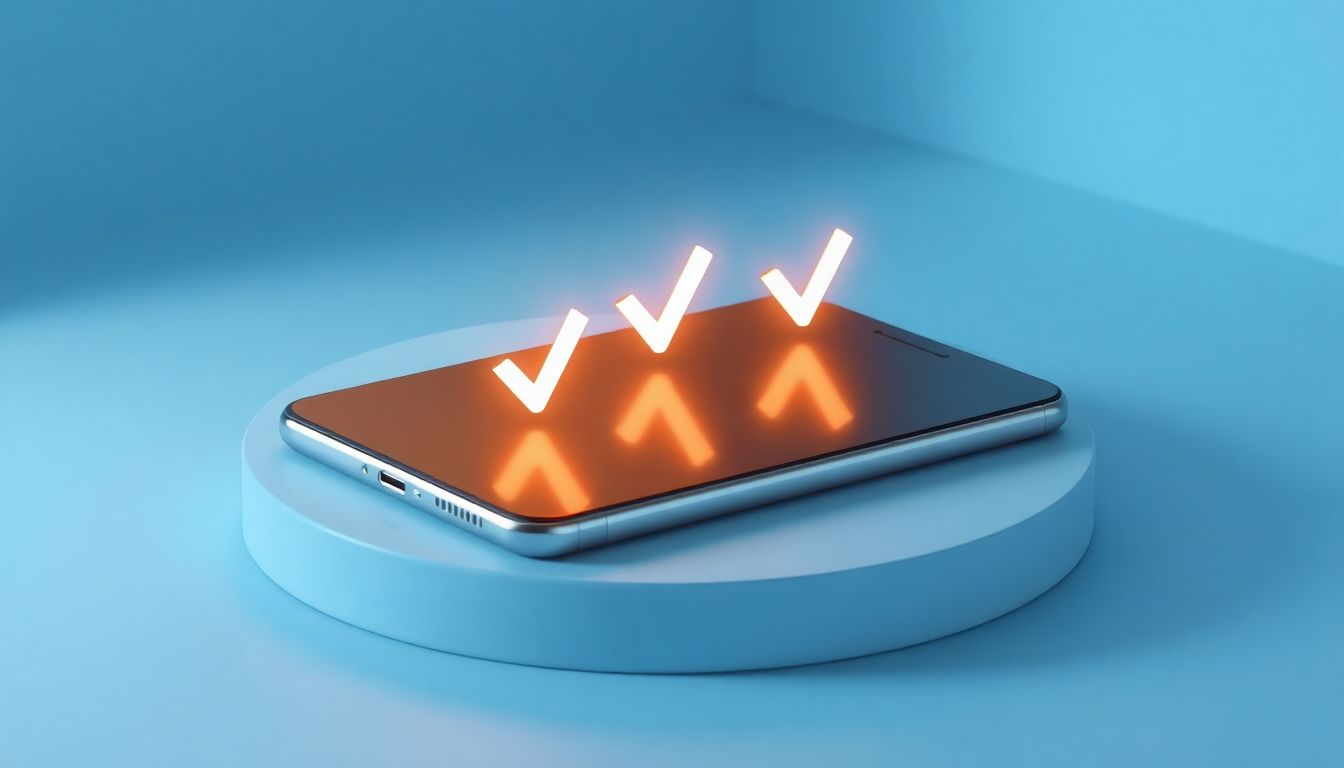 [2026자동차보험료방어] 스마트폰 앱을 활용한 실시간 보험료 비교 및 즉각적인 갱신 실행 - 모바일 기기와 체크 표시