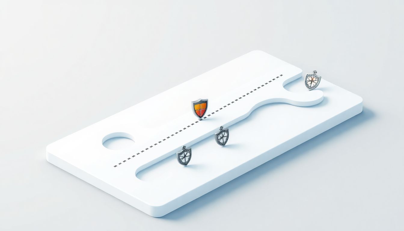 [AI 커리어 전략] 직종별 수익화 및 커리어 방어 시나리오 - 여러 갈래의 길과 보호막 아이콘이 배치된 플랫폼