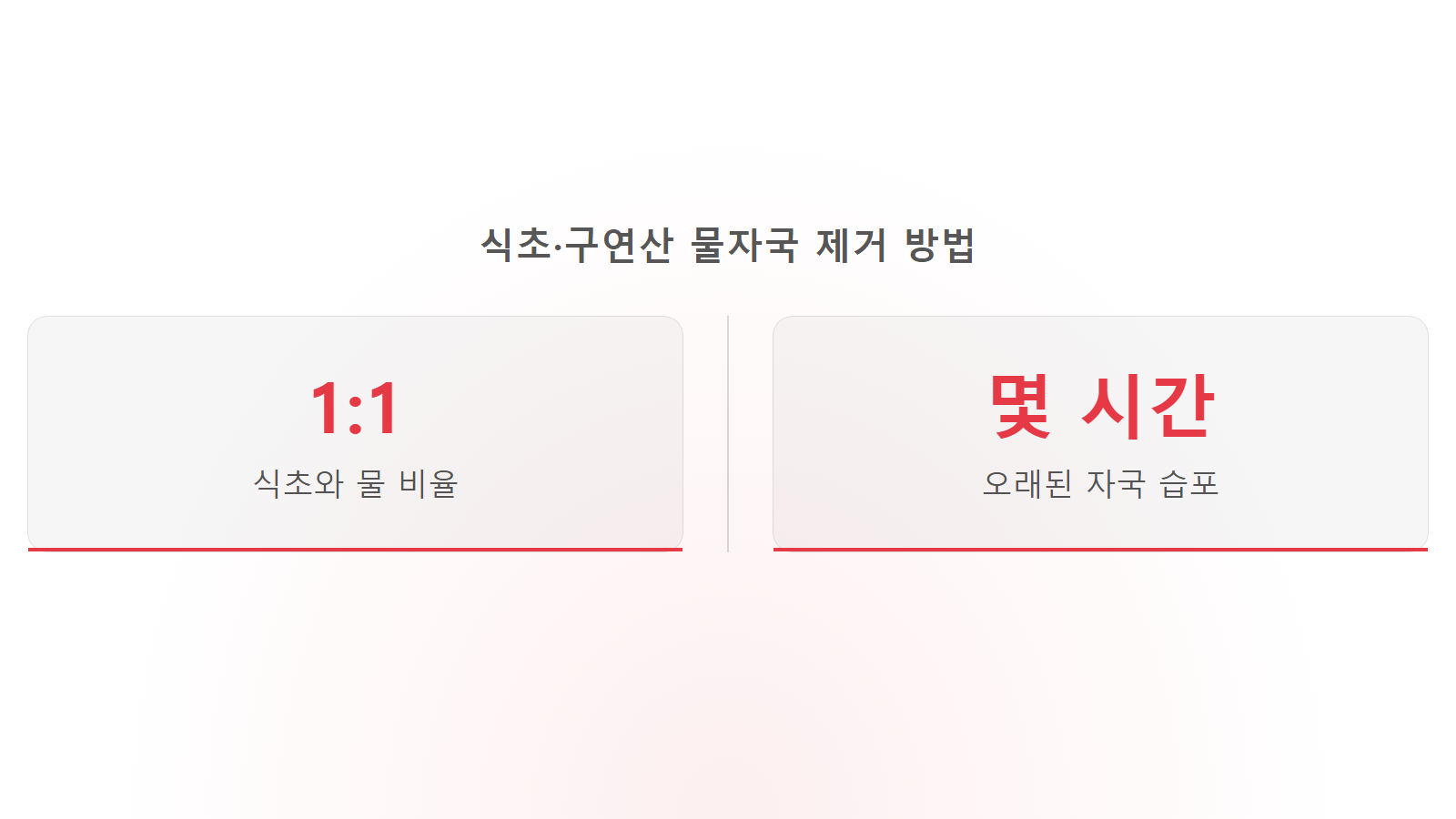 유리창 하얀 물자국 식초 구연산으로 없애는 방법 안내 이미지