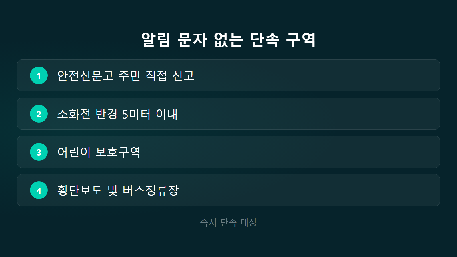 주정차 단속 문자 진짜인지 확인법 소화전 5미터 이내 등 알림 없는 단속 구역 체크리스트 이미지