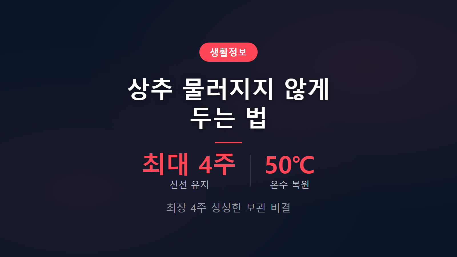 상추 물러지지 않게 두는 법 최대 4주 미세척 기립 보관법 썸네일 이미지