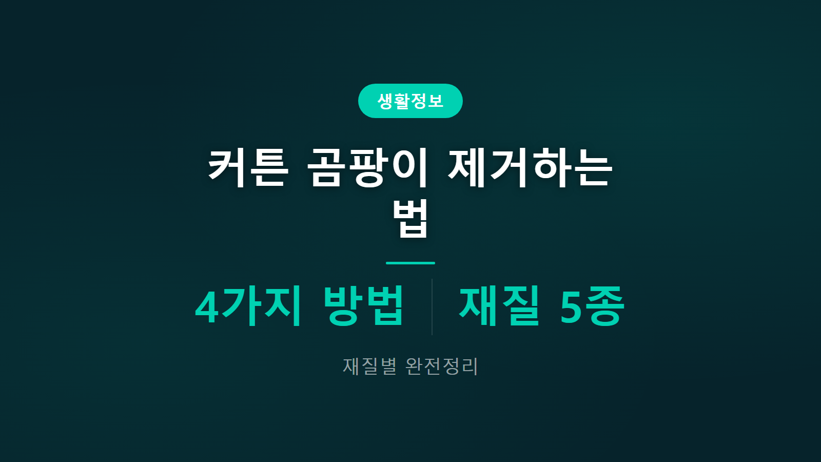 커튼 곰팡이 제거하는 법 재질별 세제 선택과 주의사항 비교 이미지