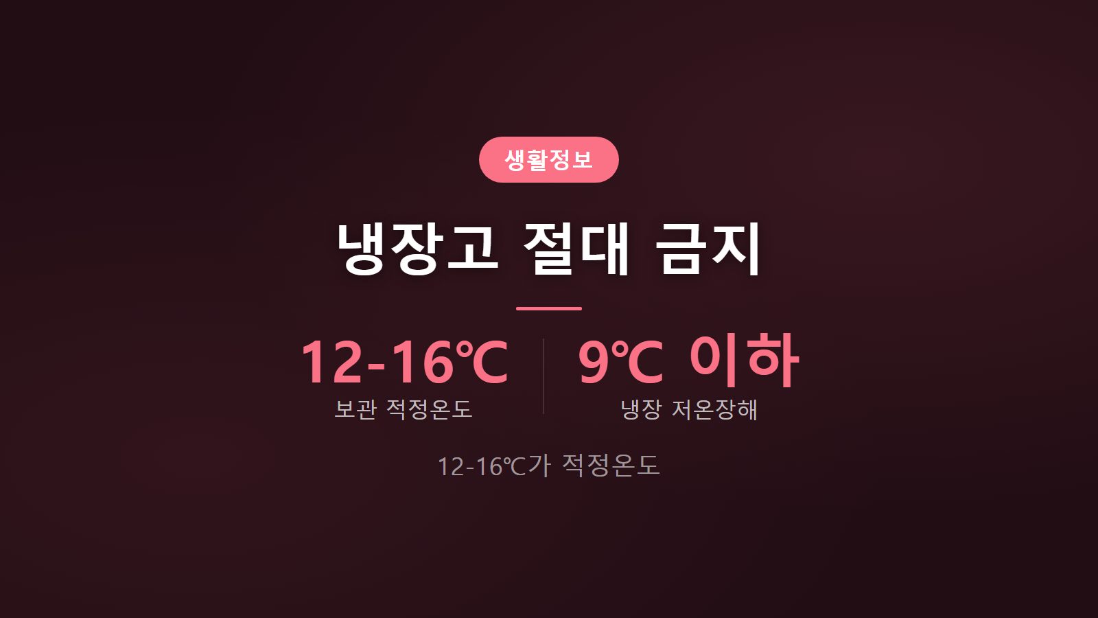 고구마 안 썩는 보관법 12도부터 16도까지 서늘한 곳 보관 이미지