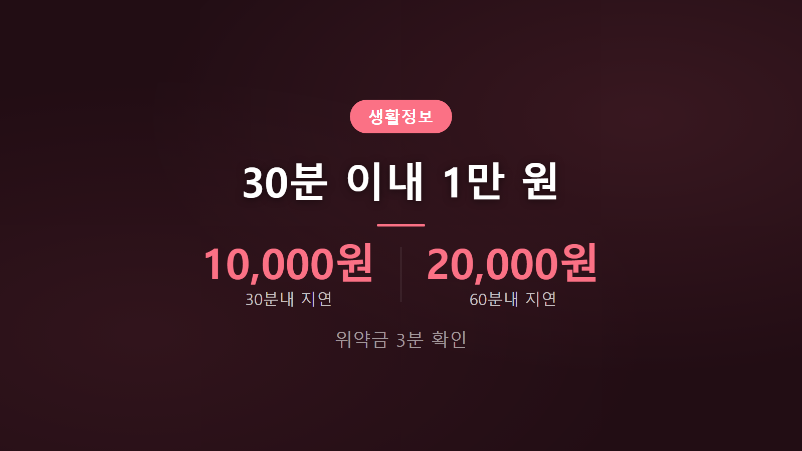 그린카 반납 늦으면 얼마 나오나 30분 이내 1만원 페널티 요금 기준 이미지